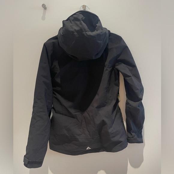 Waterproof women’s raincoat - black - Picture 2 of 5